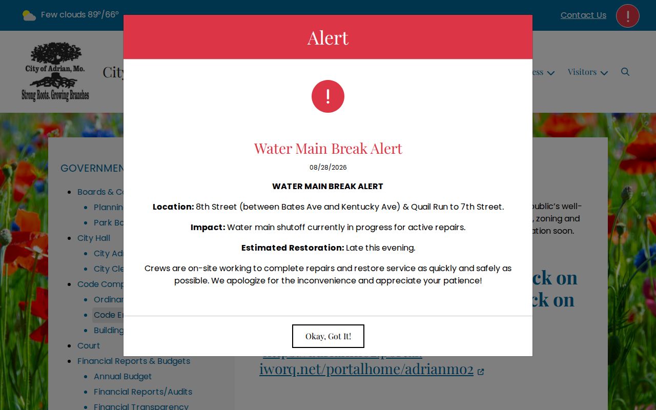 Adrian court records code-enforcement source distinguished from court docket