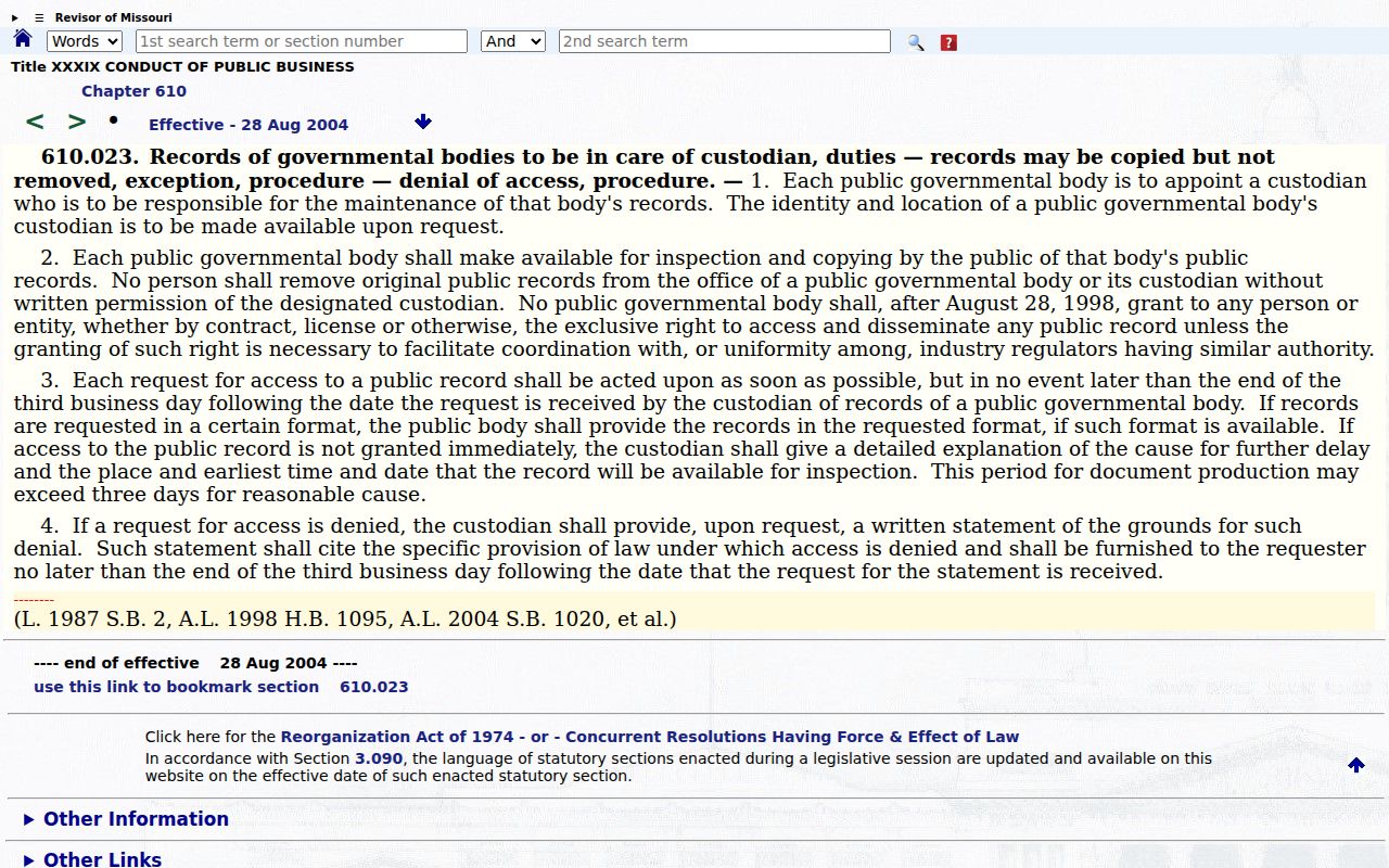 Bates County criminal court docket Missouri records request source