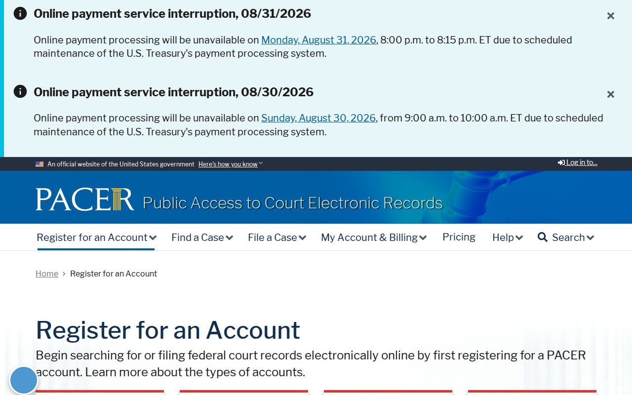 Drexel court records PACER source distinguished from Bates court record route