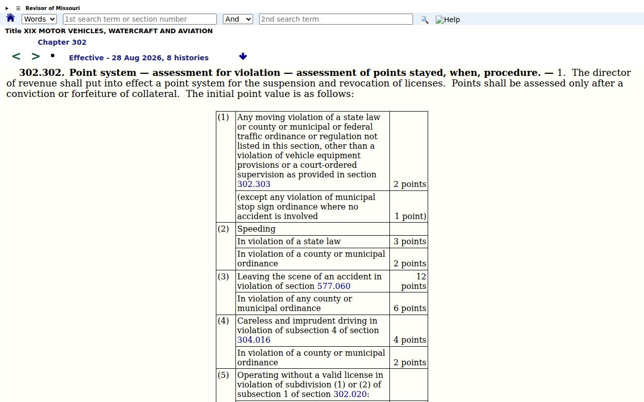 Bates County traffic court record and driver file distinction
